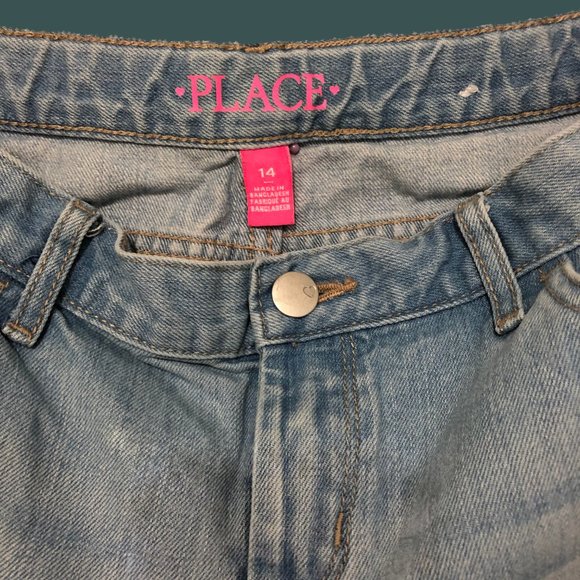 Children Place, Shortie Denim Shorts, Age 14-16, Youth - Picture 3 of 5